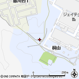 愛知県岡崎市市場町桐山45周辺の地図