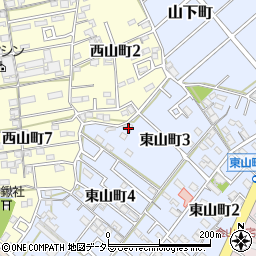 愛知県碧南市東山町3丁目56周辺の地図