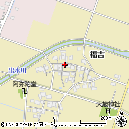 兵庫県加東市福吉216周辺の地図