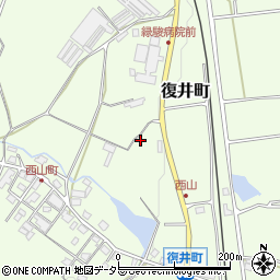 兵庫県小野市復井町1791周辺の地図