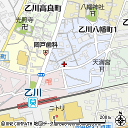 新海理容店周辺の地図