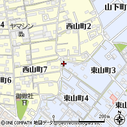 愛知県碧南市東山町3丁目61周辺の地図