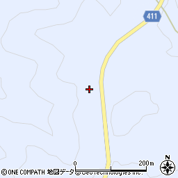 西天城高原線周辺の地図
