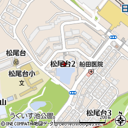 兵庫県川辺郡猪名川町松尾台周辺の地図