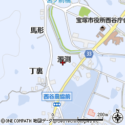 兵庫県宝塚市大原野（濁渕）周辺の地図