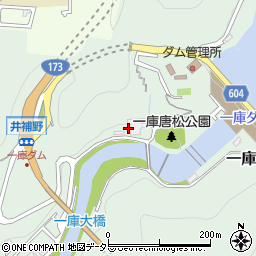 兵庫県川西市一庫井補野周辺の地図