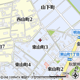 愛知県碧南市東山町3丁目32周辺の地図