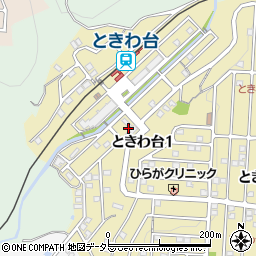 大阪府豊能郡豊能町ときわ台1丁目15周辺の地図