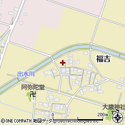 兵庫県加東市福吉189周辺の地図