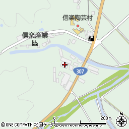 滋賀県甲賀市信楽町牧1695周辺の地図
