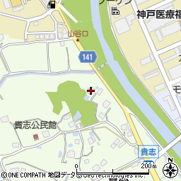 兵庫県三田市貴志757周辺の地図