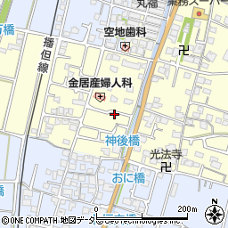 兵庫県姫路市香寺町中仁野175-2周辺の地図