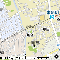 妙諦寺周辺の地図