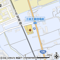 兵庫県三田市大原213周辺の地図
