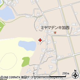 兵庫県加西市豊倉町398周辺の地図
