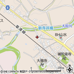 滋賀県甲賀市甲賀町大原市場372周辺の地図