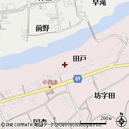 愛知県新城市日吉田戸周辺の地図