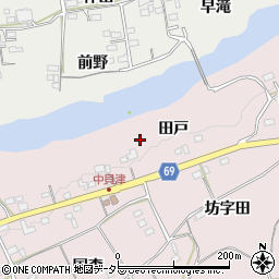 愛知県新城市日吉（田戸）周辺の地図