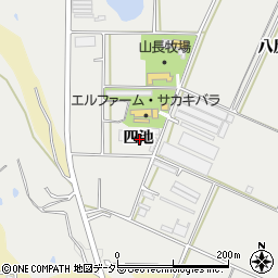 愛知県常滑市金山四池周辺の地図