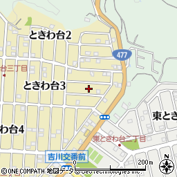 大阪府豊能郡豊能町ときわ台3丁目10周辺の地図