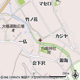 愛知県岡崎市大幡町カジヤ周辺の地図