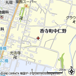 兵庫県姫路市香寺町中仁野78-10周辺の地図