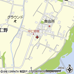 兵庫県姫路市香寺町中仁野559-3周辺の地図