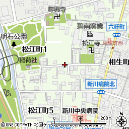愛知県碧南市松江町周辺の地図