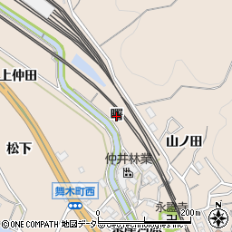 愛知県岡崎市舞木町（曙）周辺の地図