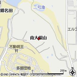 愛知県常滑市金山南大根山周辺の地図