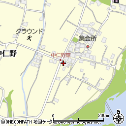 兵庫県姫路市香寺町中仁野558周辺の地図