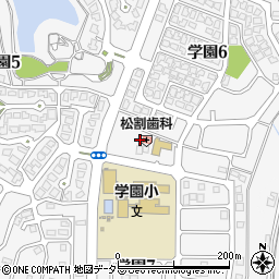 兵庫県三田市学園7丁目1周辺の地図