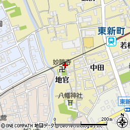 愛知県新城市平井（地官）周辺の地図