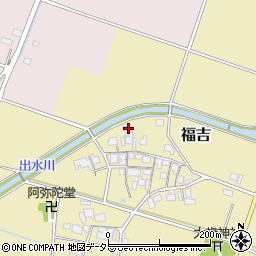 兵庫県加東市福吉184-1周辺の地図