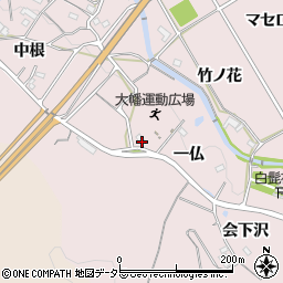 愛知県岡崎市大幡町一仏周辺の地図