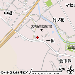 愛知県岡崎市大幡町（一仏）周辺の地図