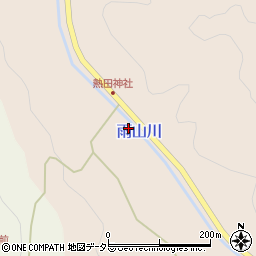 愛知県岡崎市雨山町川原周辺の地図