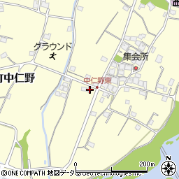 兵庫県姫路市香寺町中仁野535周辺の地図