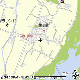兵庫県姫路市香寺町中仁野563周辺の地図