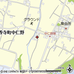 兵庫県姫路市香寺町中仁野468-8周辺の地図