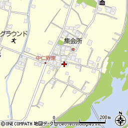 兵庫県姫路市香寺町中仁野563-4周辺の地図