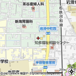 三河開化亭 半田店周辺の地図