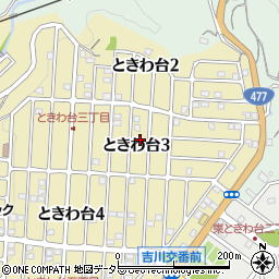 大阪府豊能郡豊能町ときわ台3丁目7周辺の地図