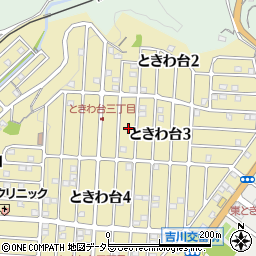 大阪府豊能郡豊能町ときわ台3丁目5周辺の地図