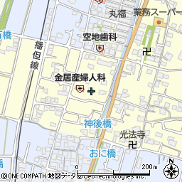 兵庫県姫路市香寺町中仁野168-2周辺の地図