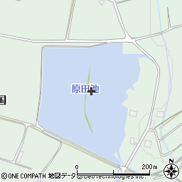 原田池周辺の地図