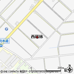 愛知県安城市小川町西扇林周辺の地図