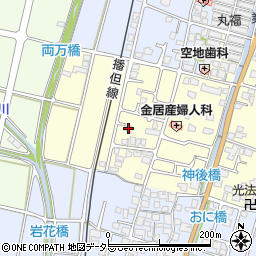 兵庫県姫路市香寺町中仁野188-9周辺の地図