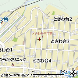 大阪府豊能郡豊能町ときわ台3丁目3周辺の地図