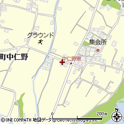 兵庫県姫路市香寺町中仁野534周辺の地図